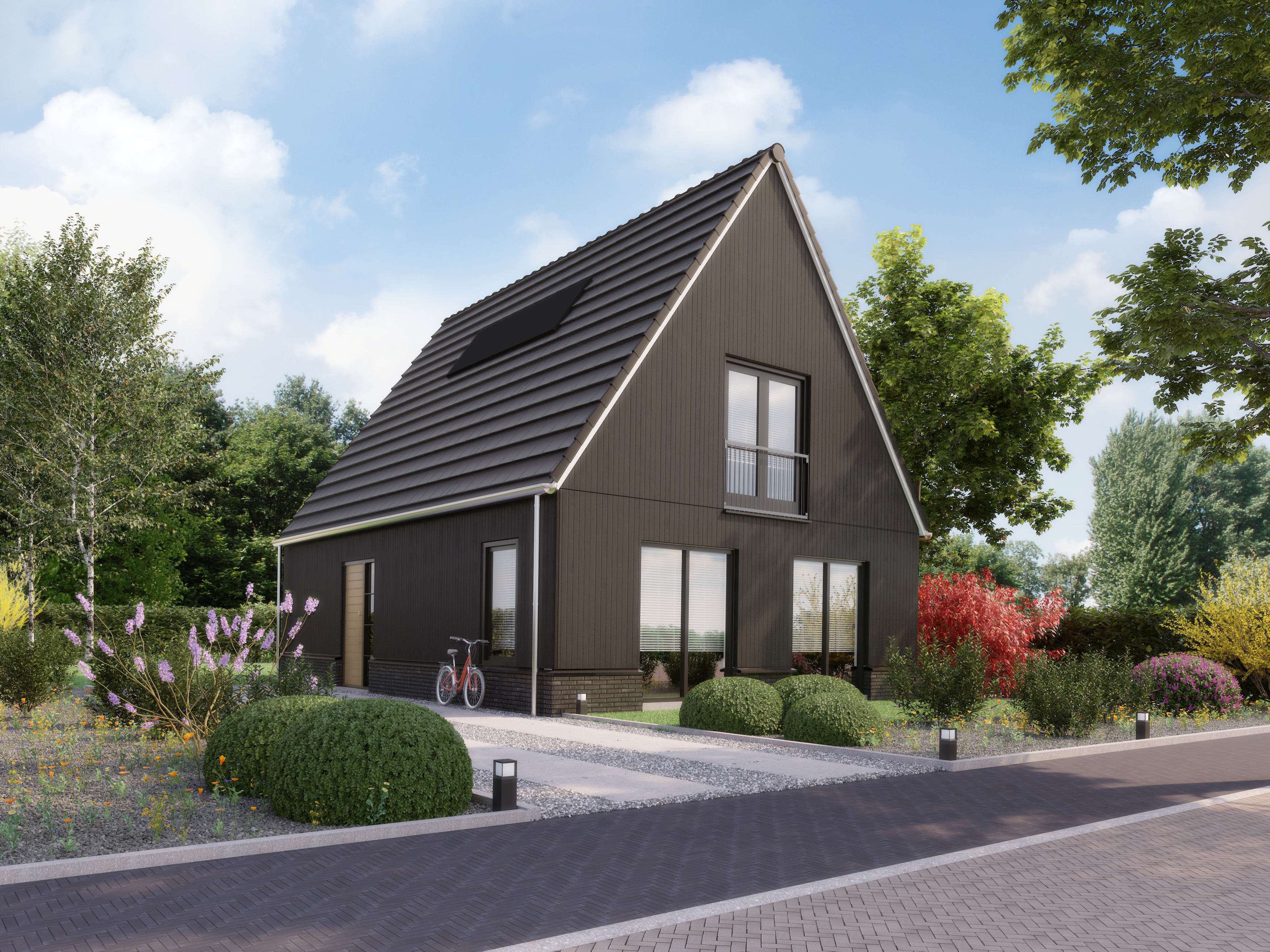 Schuurwoning Tonsberg, vrijstaande woning, nieuwbouw woning, houten gevelbekleding, Tonsberg